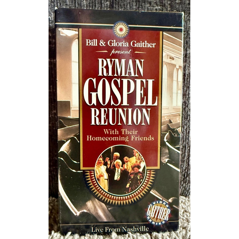Gaither Ryman Gospel Reunion VHS Excellent Homecoming Friends 1995